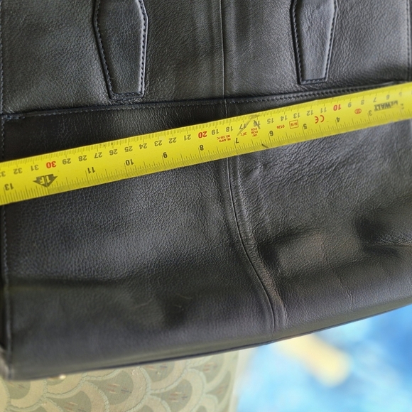 DANIER Navy blue  Leather Handbag - Picture 11 of 16